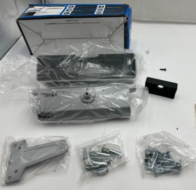 NUK3Y 9000 Series Grade 1 Door Closer  DC-9016BF-AL Aluminum Finish 1-6 Spring - Image 1 of 4