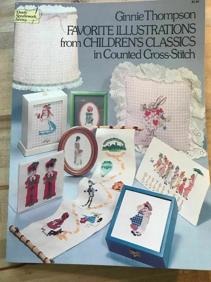  Cross Stitch Pattern Booklet Favorite Illustrations Children's Classic Dover - Image 1 of 1