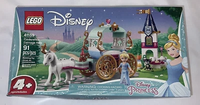LEGO Disney 41159 Cinderella's Carriage Ride, new/damaged box - Image 1 of 4