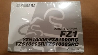 Yamaha FZ1 OEM Owners Manual LIT-11616-16-33 First Gen 2001 - 2005 Fazer 1000 - Image 1 of 3