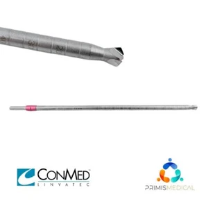 Broca escariadora canulada ConMed Linvatec C8599 8 mm tejón artroscopia 9" - Imagen 1 de 4