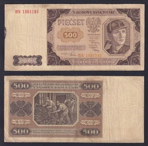 Banconota Polonia 500 zlotych 1948 P.-140 BB/VF - Imagen 1 de 1
