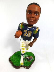 NFL Forever Collectibles Marshall Faulk #28 Rams Bobblehead in Box