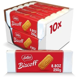 Lotus Biscoff Karamellgebäck Kekse Snack Kaffee Kuchen Familienpackung 10 x 250g - Bild 1 von 6