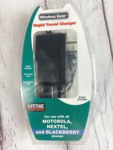 Wireless Gear RAPID TRAVEL CHARGER #3TV3006 Motorola/Nextel/Blackberry Phone - Picture 1 of 3
