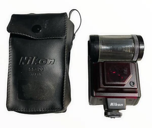 🔥 Nikon Speedlight SB-20 Shoe Mount Flash with Soft Case 4 Repair Parts Only 🔥 - Picture 1 of 11