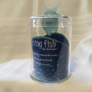 DIVING FISH Clear Acrylic Cannister CATCH OF THE DAY by HYDROLOGIE New~Free Ship - Picture 1 of 12