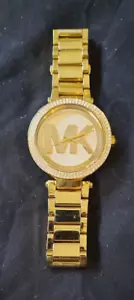 OROLOGIO MICHAEL KORS ORIGINALE MK5784 DONNA PARKER ORO CRISTALLO ACCENTI - Foto 1 di 3