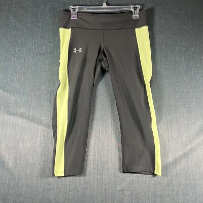 Leggings Under Armour Mujer Gris Capri Compresión Heat Gear Pull On Talla L Foto 1 de 4