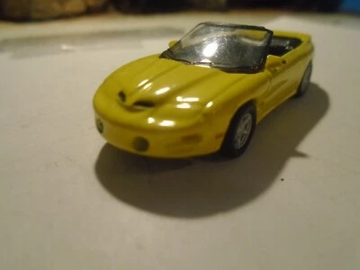 HIGH SPEED 1/87 HO SCALE PONTIAC TRANS-AM YELLOW CONVERTIBLE, MINT     5-62-3-15 - Image 1 of 4