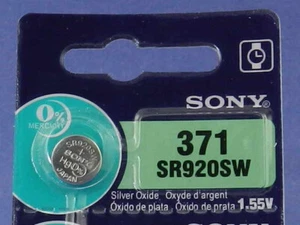 Sony 371 SR920SW Watch Battery 1Pc - Picture 1 of 2