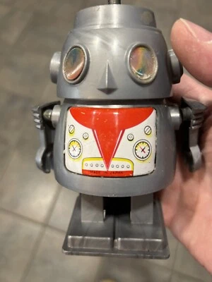 VINTAGE WINDUP ROBOT 1969 ALPS TOY LENTICULAR EYES - Image 1 of 4