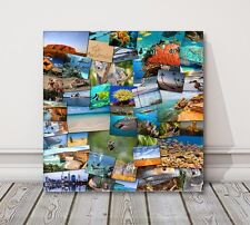 Personalised Shape Collage Canvas - photo canvas Print. Designed for you