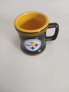 Pittsburgh Steelers Mini Ceramic Mug/Shot Glass W Handle NFL Raised Logo Russ - Picture 1 of 4