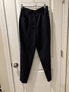 Laurel By Escada Wool Cashmere Trousers Pants Tapered Sz 38 US 8 - Picture 1 of 6