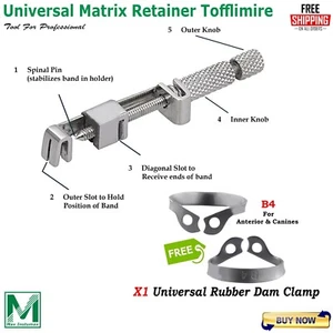 Matrix Holder Fabric Lemire, Warranty, Mint Quality Tooth B4 Clamp - Picture 1 of 3