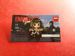 Anime Girls Frontline - Waifu M4A1 Chibi GFL PMC airsoft enamel airsoft pin - Picture 1 of 1