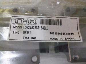 THK HSR20A2SSS+640LE 2 BLOCK LINEAR RAIL BEARING - Picture 1 of 2