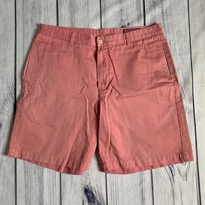 VINEYARD VINES Men Size 36 Pink Salmon Chino Gold Shorts Preppy BOHO - Picture 1 of 9