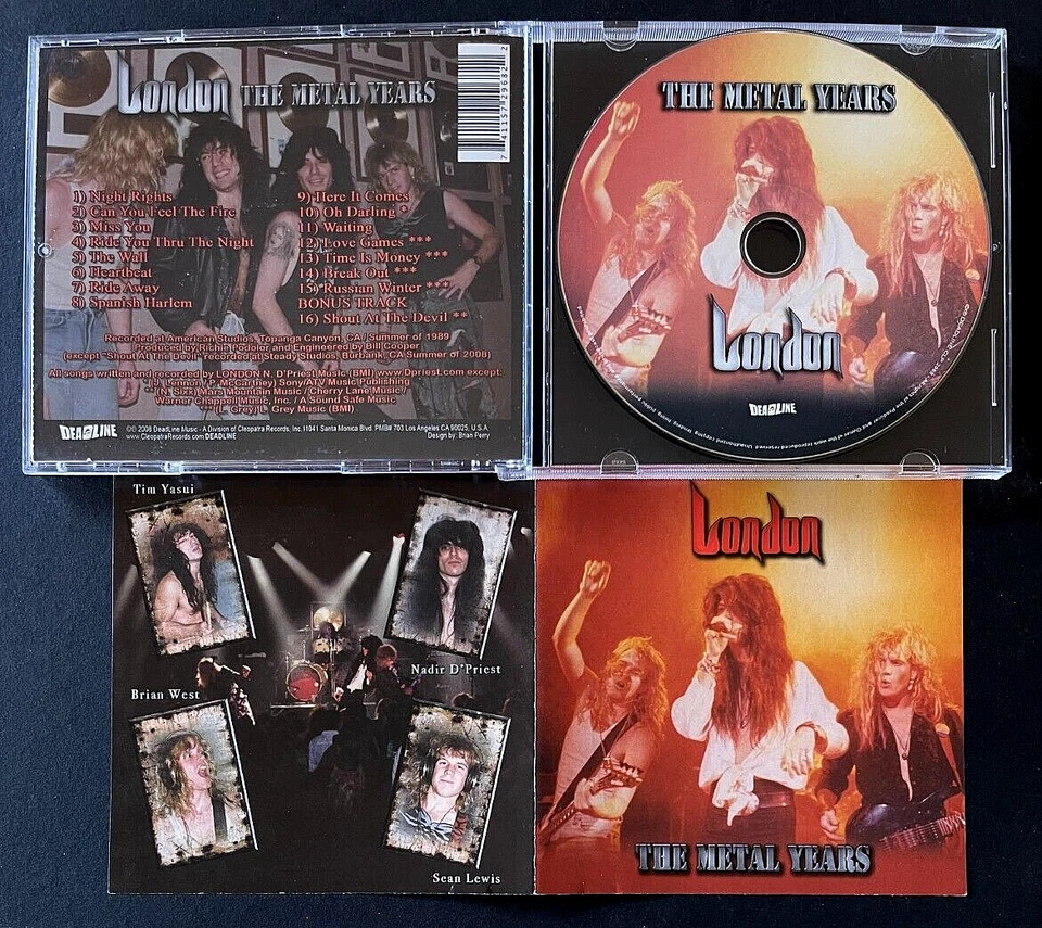LONDON The Metal Years cd MOTLEY CRUE Cinderella LA GUNS Guns N Roses WASP  GLAM Foto 1 de 1