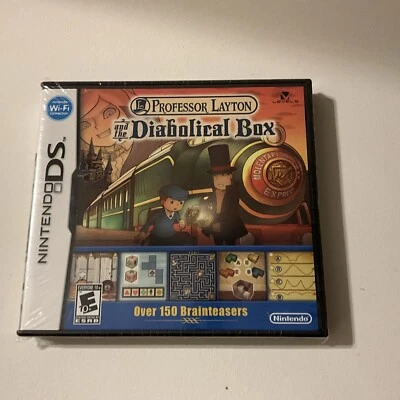 Professor Layton and the Diabolical Box (Nintendo DS 2009)NEW! SEALED! WIFI! - Image 1 of 4
