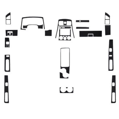 For Colorado 2004-12/Canyon 2005-12 Carbon Fiber 4Door Dash Cover Trim Kit 27Pcs - Изображение 1 из 4