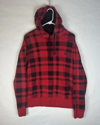 De Colección Polo Ralph Lauren Sudadera con Capucha Para Hombre Grande Búfalo Cuadros Waffle Capucha Leñador Foto 1 de 4