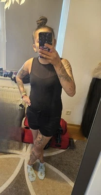 EMP Urban Classics Damen Jumpsuit Kurz Gr. XS Schwarz - Bild 1 von 3