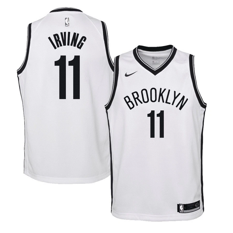 Nike Men's Size M(44)- Authentic Vaporknit Kyrie Irving Brooklyn Nets CW3266-102 - Image 1 of 1