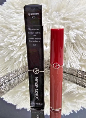 Giorgio Armani Lip Maestro Intense Velvet Color 500 - Liquid Lipstick 6.5ml - Image 1 of 4