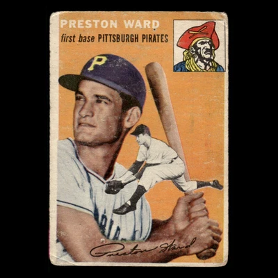 Preston Ward #72 1954 Topps Pittsburgh Pirates Baseball Card MLB VG - Image 1 of 3