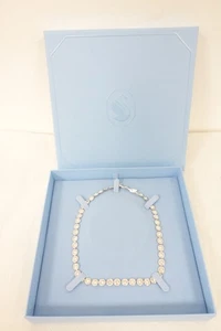 Collana Swarovski Angelic 5117703 tennis taglio tondo medio bianco rodiato - Foto 1 di 2