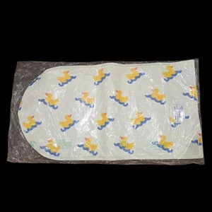 Lillian Vernon Duck Tub Bath Mat Yellow Rubber Duckies 9086 Nursery Kids 1992 - Picture 1 of 6