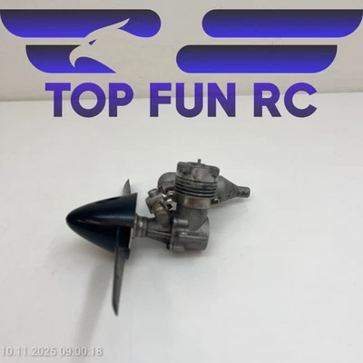 ENYA 15-IV 2-STROKE MODEL AIRPLANE ENGINE MUFFLER & SPINNER - Image 1 of 4