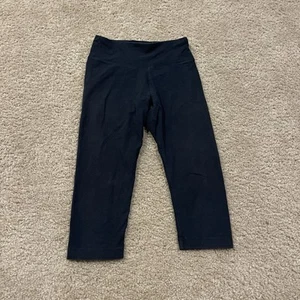 Marika Capri Pants Womens Size Small Black Cropped - Picture 1 of 7