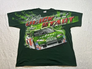 RARE Vtg 90’s Chase Authentics NASCAR Dale Earnhardt Jr AOP T-Shirt Men’s 2XL - Picture 1 of 16