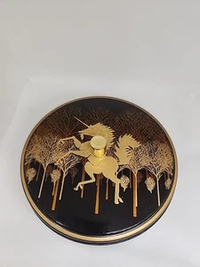 🦄Fabulous Otagiri Covered Gold Unicorn Trinket Dish/Container: MCM 1960-70's 🦄 - Picture 1 of 10