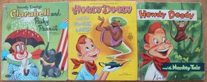 3 Vintage Whitman Tell-a-Tale Books ~ HOWDY DOODY, HOWDY DOODY'S CLARABELL + - Imagen 1 de 17