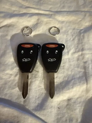 2 For 2005 2006 2007 Chrysler 300 300C 300M Keyless Entry Key Car Remote Fob - Image 1 of 2