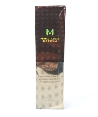 M Perfect Cover B.B Cream SPF 42 PA+++ No. 27 Honey Beige 1.7 fl oz 50 ml Ex7/27 - Image 1 of 4