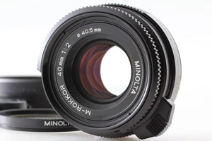 Late [ MINT w/ Hood ] Minolta M Rokkor 40mm f2 MF Lens Leica M CL CLE from JAPAN - Picture 1 of 11