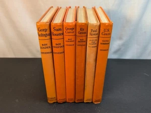 6x Childhood of Famous American Lot, Augusta Stevenson, Washington, Grant - COFA - Foto 1 di 23