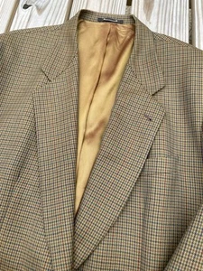 Lubiam 1911 Sportcoat 50R EU62 Houndstooth FU Pattern Italian Luxury Blazer - Picture 1 of 9