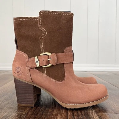 Bota Timberland Earthkeepers Feminina Rudston Média Impermeável Tamanho 8 Marrom - Imagem 1 de 4