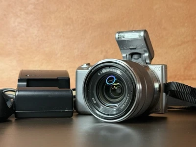 Sony Alpha NEX-5 con obiettivo E 3.5-5.6/18-55 mm OSS - Fotocamera Mirrorless - Immagine 1 di 4