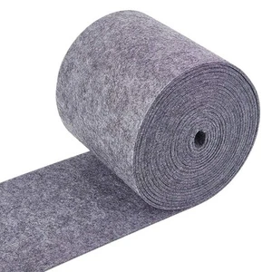 19.7FTx5.5" Felt Fabric Craft Felt Fabric Roll Dark Gray Nonwoven Felt Roll f... - Picture 1 of 6
