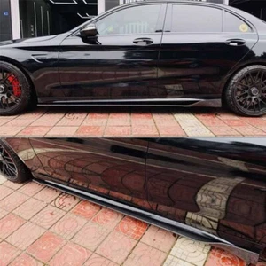 78.7" Side Skirts Splitter Lip Rear Bumper Lip Diffuser For Toyota Camry XSE XLE - Foto 1 di 12