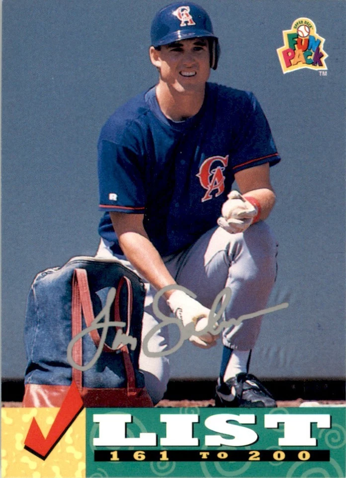 1994 Upper Deck Fun Pack #239 Checklist Tim Salmon - Image 1 of 2