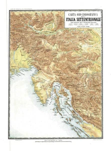 ITALIA SETTENTRIONALE- ISTRIA - GOLFO DI QUARNERO - ISOLA CHERSO -VALLARDI 1868 - Picture 1 of 1