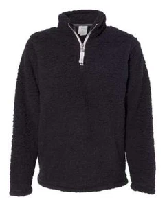 J. America 8451 Women Epic Sherpa Quarter-Zip Pullover - Picture 1 of 4